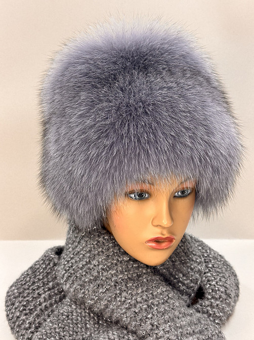 Шапка хутряна жіноча кубанка Джесіка Сірий Харків - фото 8