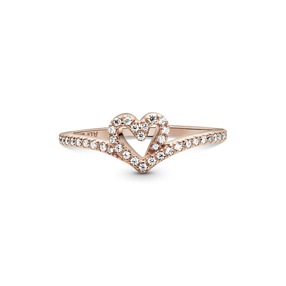 Срібна каблучка   "Блискуче серце" 189302C01 MasterSem Київ - фото 3