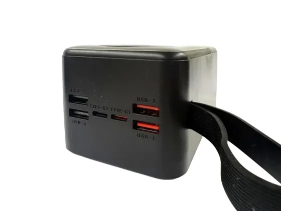 Зовнішній акумулятор Power Bank KP KPG-502 50000 мАг 22.5W QC3.0, 4USB+2Type-C, дисплей Одеса