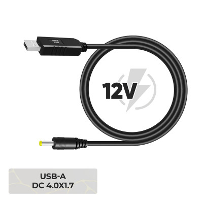Кабель питания USB to DC 4.0x1.7mm 12V 0.8m Armorstandart (ARM79301) Винница - изображение 1