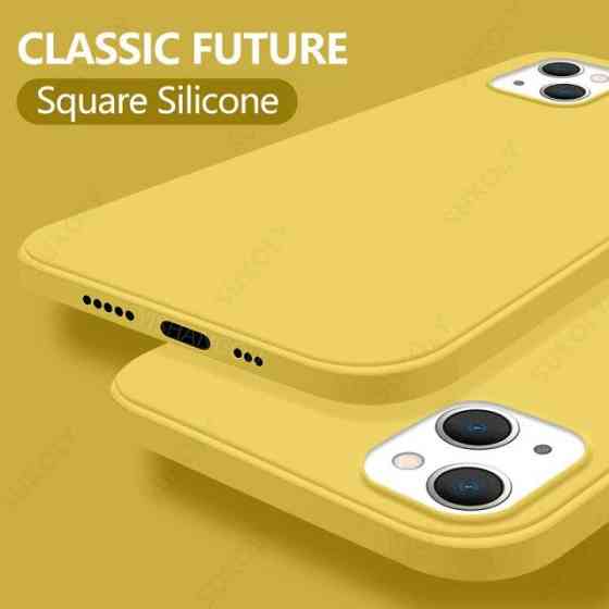 Чохол для iphone 13 Silicone Liquid Case Yellow Київ