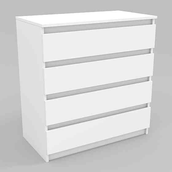 Комод №4, Білий, 800/450/850 Львів