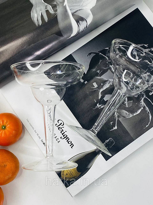 Келих для коктейлю маргарити "Оскар" 200 мл 102-561 скло прозоре Київ - фото 6