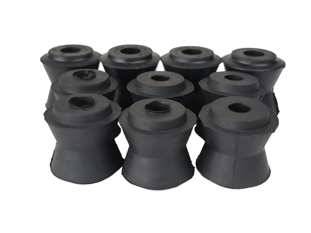 Втулка тяг 2101-2107 гумові (стандарт) (к-кт 10 шт) реактивні Мукачево - фото 1