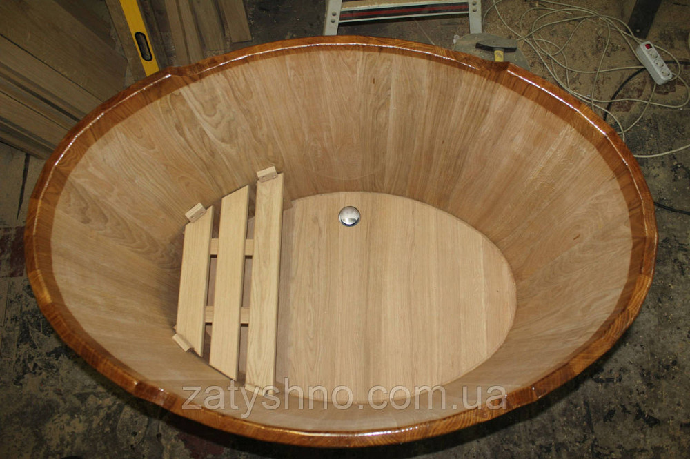 Дерев'яна купіль 1200/800/1000 купити Київ - фото 4