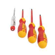 Набір викруток діелектричних 3 шт. - шліц 5.5мм; хрест 5,6мм + викрутка-індикатор Мукачево