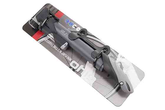 Насос пластмасовий з вузьким манометром, Т-ручкою, сірий GP-961 Киев