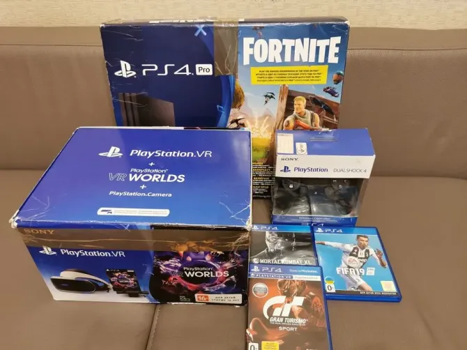 Sony PlayStation Ps4 Pro 1Tb +PS VR + 10 Ігр + Гарантія Рік! Київ - photo 1