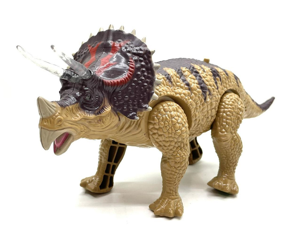 Динозавр Wen Sheng ходить, світлові та звукові ефекти Коричневий (WS 5315) Чернігів - фото 1