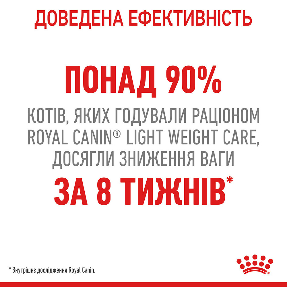 Корм для кошек ROYAL CANIN LIGHT WEIGHT CARE 1.5 кг, рекомендованный для ограничения набора лишнего веса Киев - изображение 3
