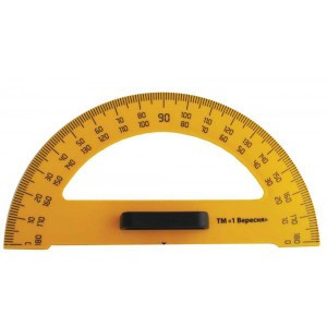 Транспортир для дошки "YES" 370275 з ручкою пласт., шт Київ - фото 1