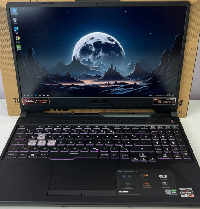 Ноутбук; ASUS TUF A15 Ryzen 7 5800H, RTX 3070 8Gb, 144Hz 16Gb, SSD 512Gb. Київ - фото 1