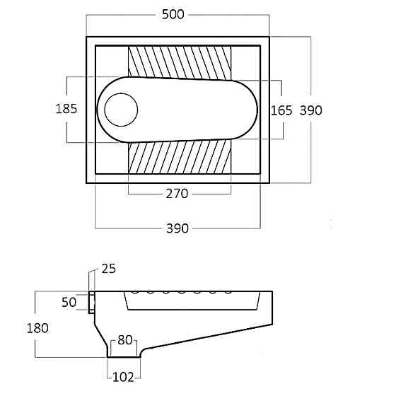 Чаша Генуя 50х39 PEARL PAN-CEL-50 (000031018) Киев