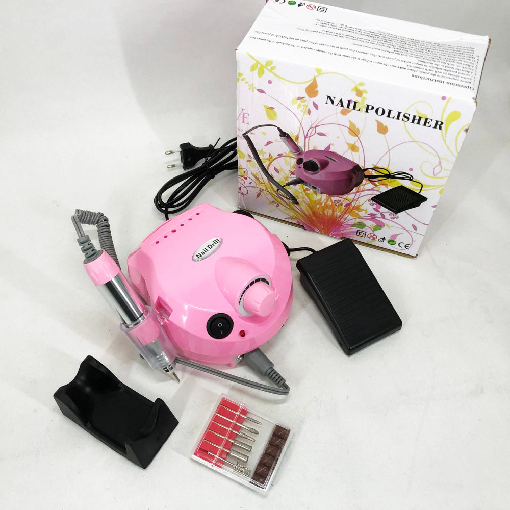 Портативний фрезер для нігтів DM-11-1, Потужний апарат для манікюру Фрейзер манікюру і педикюру TV-18 Львів - фото 7