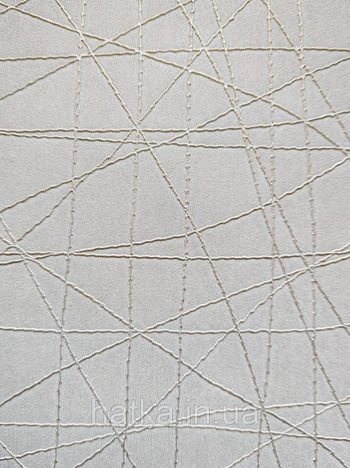 Шпалери вінілові на флізелін Sirpi Alta gamma Sempre 3 абстракція смужка павутинка золотиста на бірюзовому Київ - фото 3