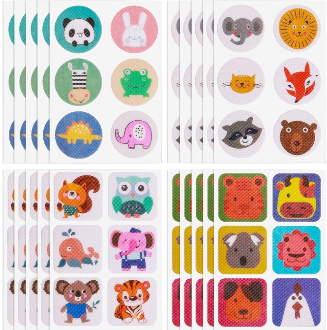 Наклейки от комаров и насекомых детские "Cartoon" 6шт/л (до 72 часов) MH-5156 Днепр - изображение 1