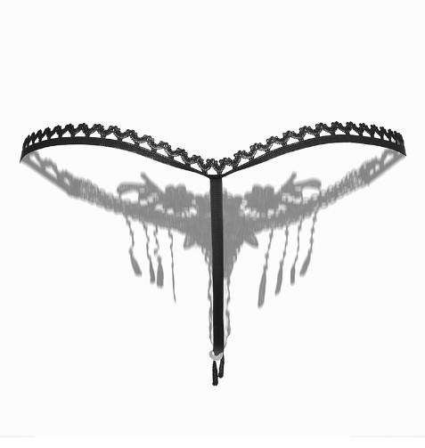 Стрінги з бусами чорні - розмір універсальний Київ - фото 6