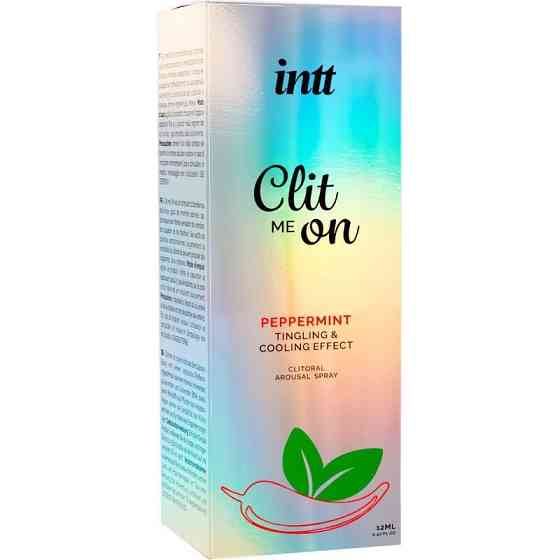 Возбуждающий спрей для клитора Intt Clit Me On Peppermint Cooling Effect 12 мл, охлаждающий эффект Sex Aura Киев