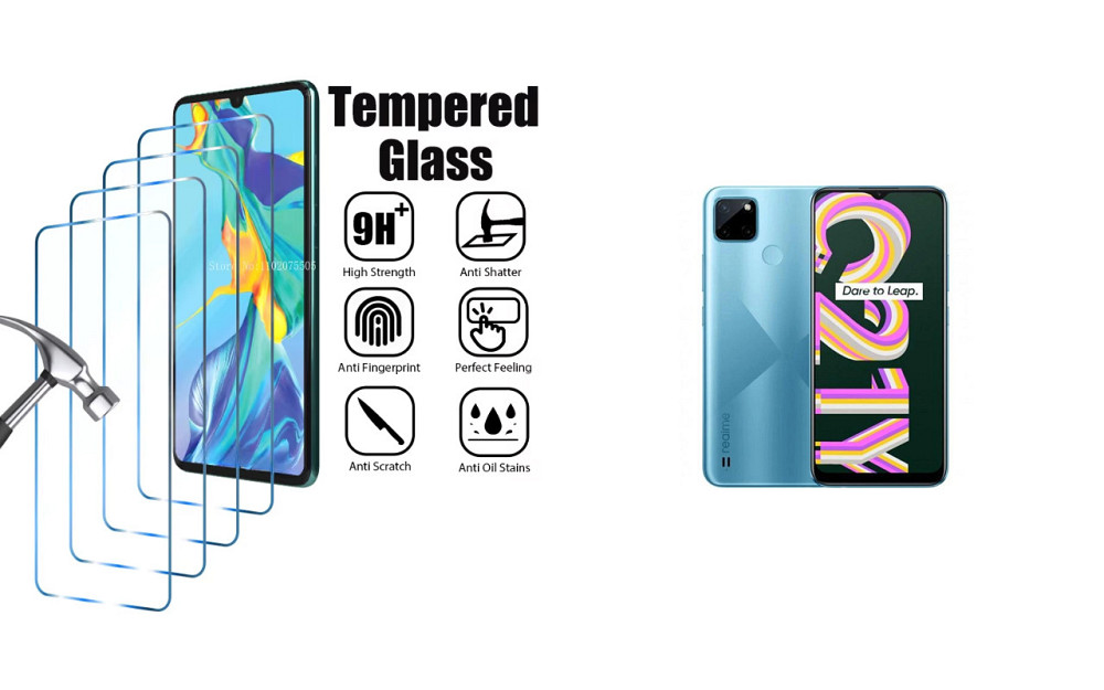 Захисне скло ArmorGlass для Realme C21, Realme C21Y – стійке до подряпин та ударів Київ - фото 1