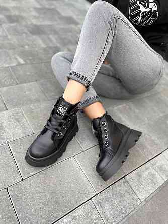 Marko Черевики жіночі DE MARKO чорні шкіра натуральна зимові размер 39-40 (4798) Коломия