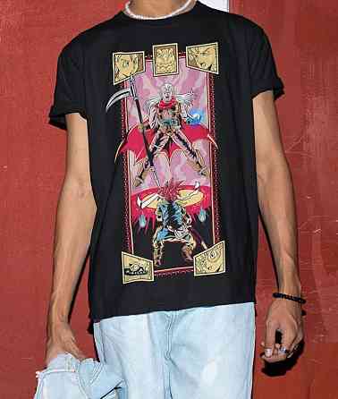 Футболка аниме Кхроно Триггер Лого С оверсайз (S/M/L) Черний AnimeJ1014 Днепр