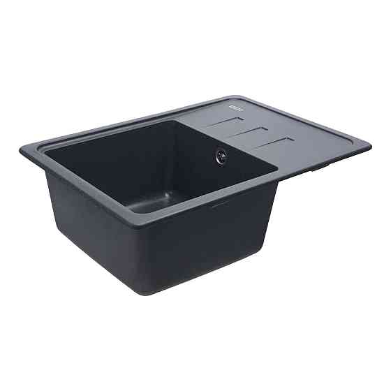 Гранітна мийка для кухні VALESO LIANA 6243 матова Антрацит Коломыя
