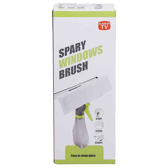 Household Щітка для миття вікон з розпилювачем скребок-щітка для миття вікон та скла HP-35015-2 Коломия