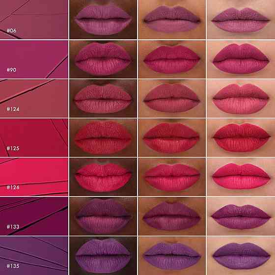 Cream Lip Stain - Бархатистая непереносящаяся помада - Матовая жидкая помада, 120 Soft mocha (5 ml) Славянск