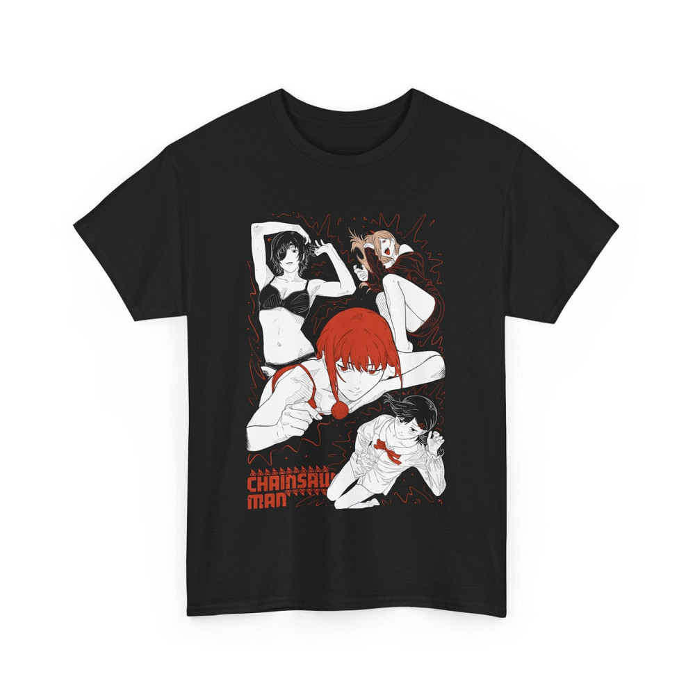 Футболка для мальчика аниме Человек-бензопила оверсайз (рост от 165 до 180 ) Черний AnimeJ0104m Днепр - изображение 4
