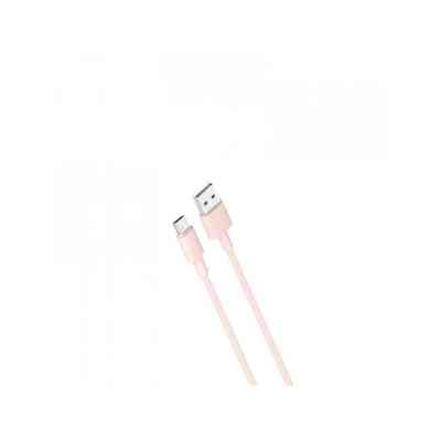Дата кабель USB 2.0 AM to Micro 5P 1.0m 2.4A pink XO (NB156-M-PN) Винница
