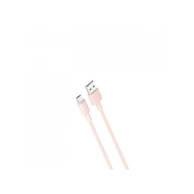 Дата кабель USB 2.0 AM to Micro 5P 1.0m 2.4A pink XO (NB156-M-PN) Винница - изображение 1