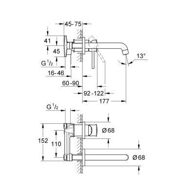 Змішувач Grohe 2029200C (CV032455) Вінниця - фото 2