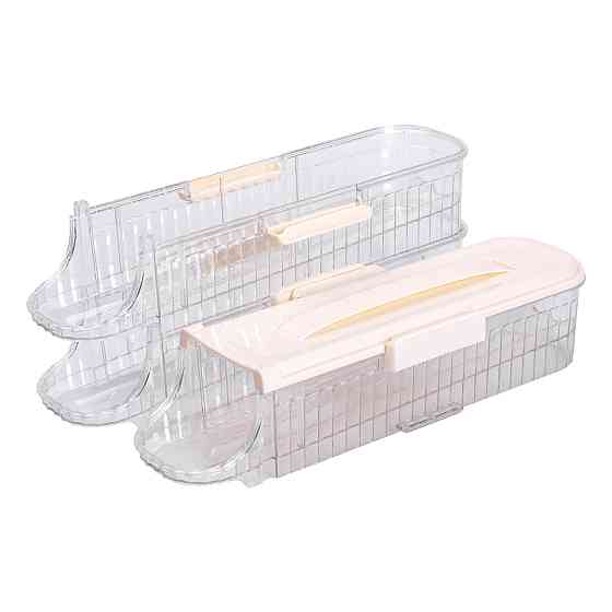 Лоток для яєць у холодильник на 3 яруси 32х10х18.5 см Бежевий HP-27-15 Коломия