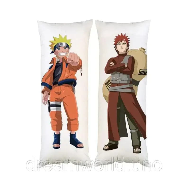Подушка дакімакура Наруто Гаара декоративна парова подушка для обіймання двостороння 60х180 Харків - фото 1