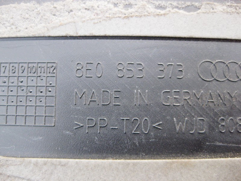 VAG  8E0853373 Накладка переднього лівого дверного отвору Audi A4 B6 Одесса - изображение 3