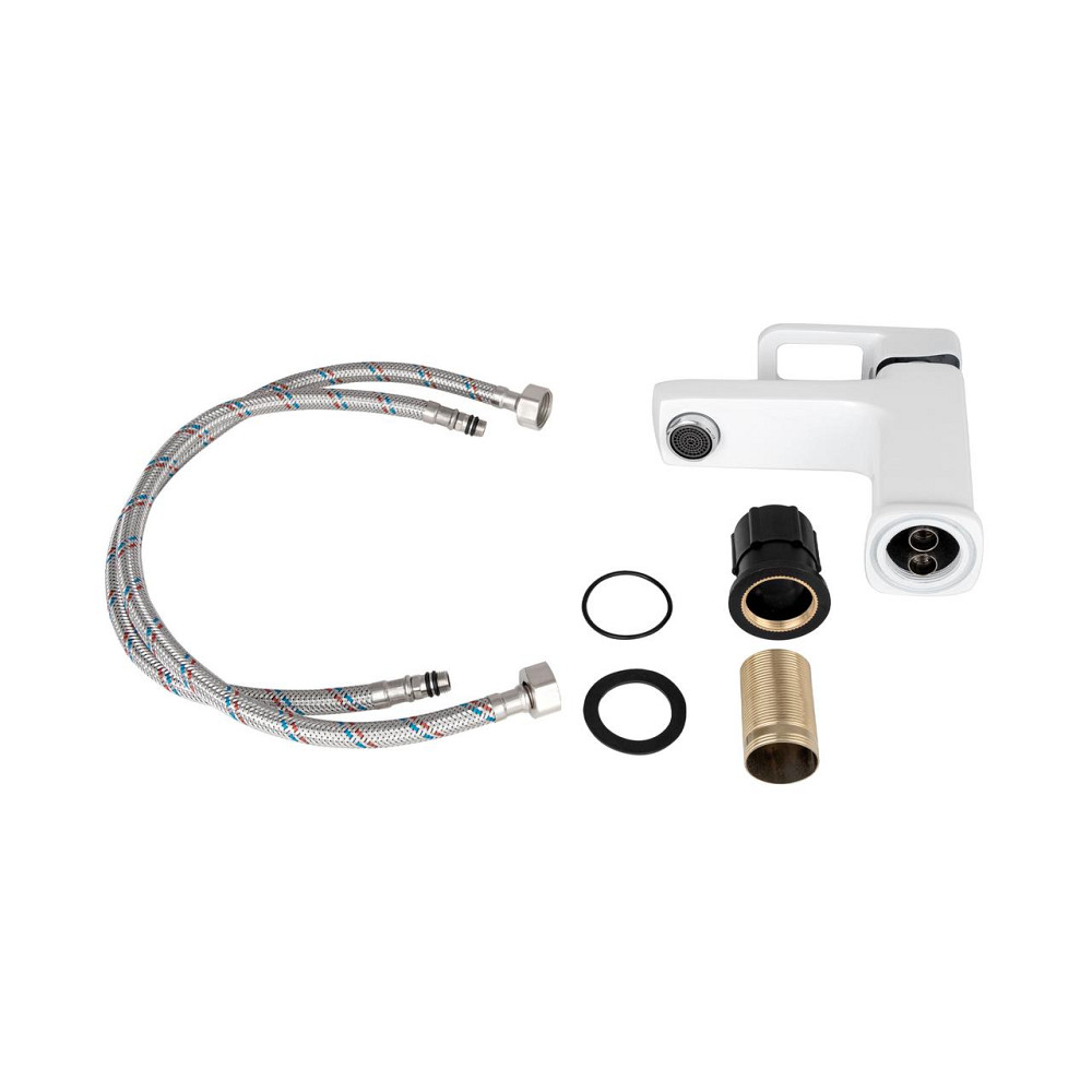 Змішувач для раковини Lidz Wawel 001 (k35) LDWAW001WHI45397 White Київ - фото 4