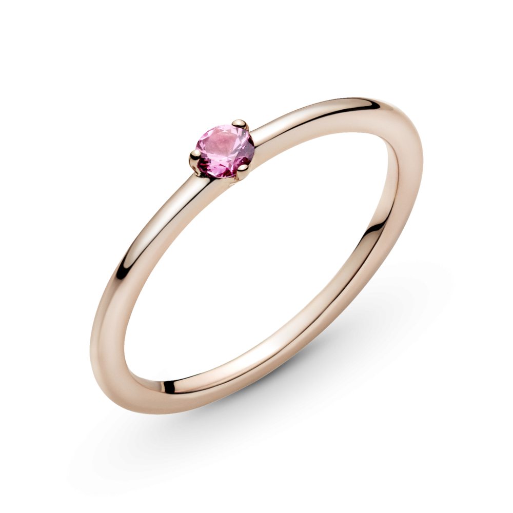 Срібна каблучка   з рожевим камінцем 189259C03 MasterSem Київ - фото 3