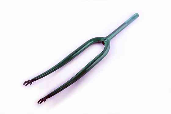 Вилка велосипедная жесткая (28) (зеленая) Мукачево