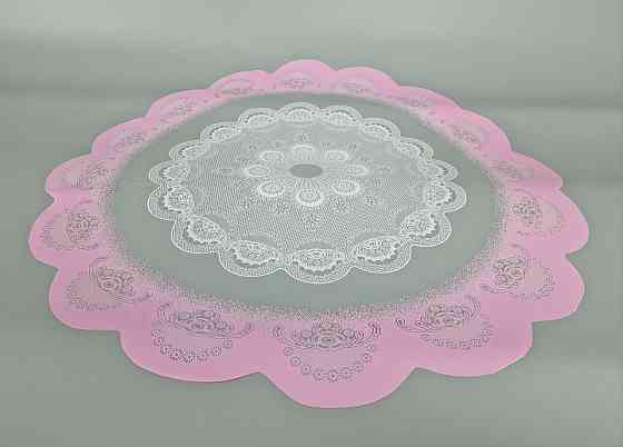 Серветка для квітів діаметром 60 см з рис, 100 шт No 336 (4) (100 шт.) Харків