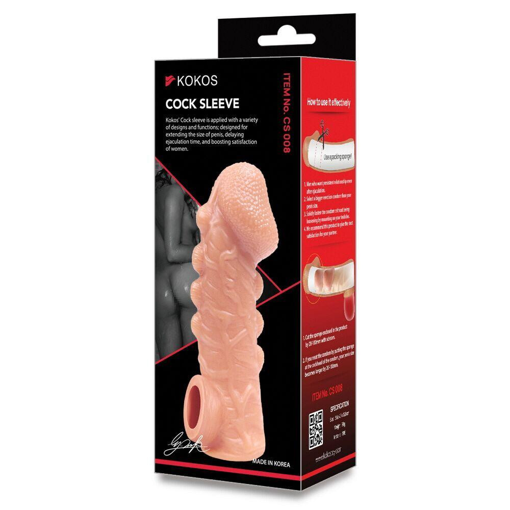 Насадка на член Kokos Cock Sleeve CS 008 S Sex Aura Київ - фото 6
