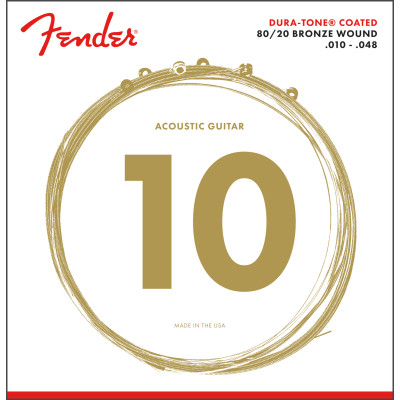 Струны для гитары Fender 880XL 80/20 Dura-Tone Coated Bronze Wound Acoustic Strings (10-48) (208101) Винница - изображение 1