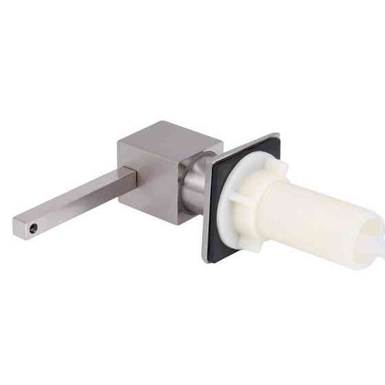 Дозатор для миючого засобу Lidz LK117 квадратний Brushed Steel (LDLK117BRU46399) сатин Київ