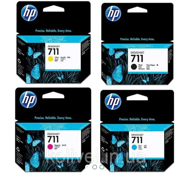 HP 711 DesignJet T120/T520 Black, 80 ml (CZ133A) Киев - изображение 1