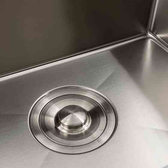 PLATINUM Кухонна мийка нержавійка 78*43 R Platinum Handmade (два отвори, круглий сифон 3,0/0,8) Киев