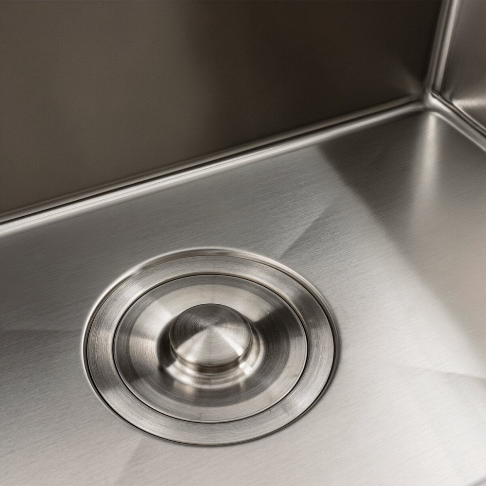 PLATINUM Кухонна мийка нержавійка 78*43 R Platinum Handmade (два отвори, круглий сифон 3,0/0,8) Киев - изображение 6