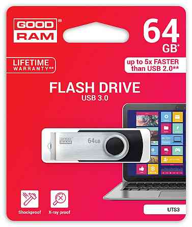 Flash Drives Goodram Twister 64GB (UTS3-0640K0R11) (6291351) Київ