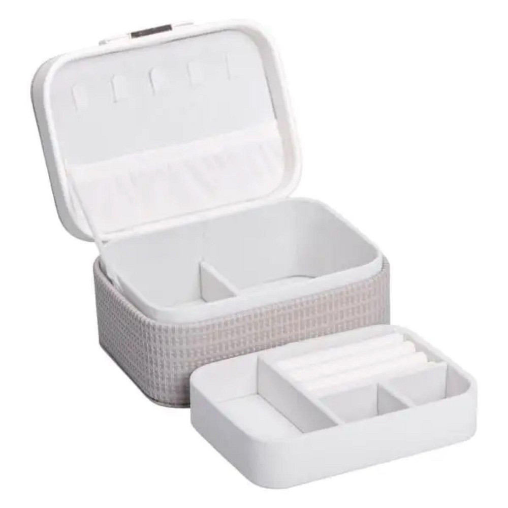 Скринька для прикрас з еко шкіри 15.5×11.5×8.5 ​​органайзер для ювелірних виробів HP-5-37BE Київ - фото 3