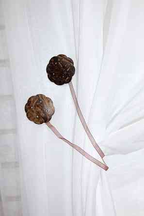 Магніти для штор і гардин (122м) Шейла набір 2 шт Коричневий (81-033) Київ