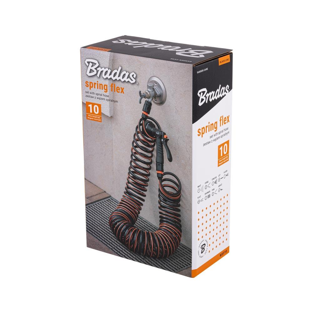 Комплект зі спіральним шлангом та 9-функціональним пістолетом SPIRNG FLEX, 15 м, WSF15 Київ - фото 3