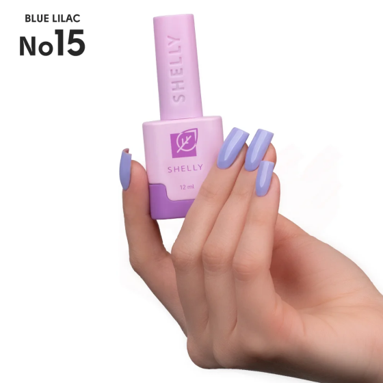 Гель-лак для ногтей 15 Blue Lilac Shelly 12 мл Киев